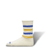 decka x M.A.P. | Heavyweight Socks / Stripes (ecru x blue) |   åξʲ