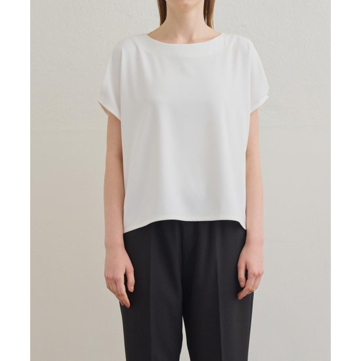 WHYTO. (ホワイト) | DROP TUCK BLOUSE (off white) | 送料無料