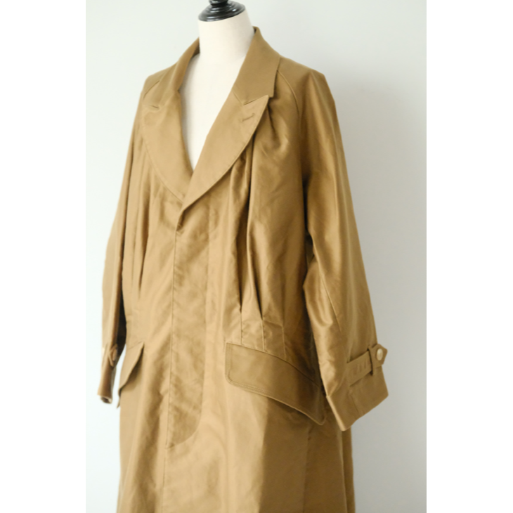 ASEEDONCLOUD | Shepherd coat (khaki) | アウター コート アシードン