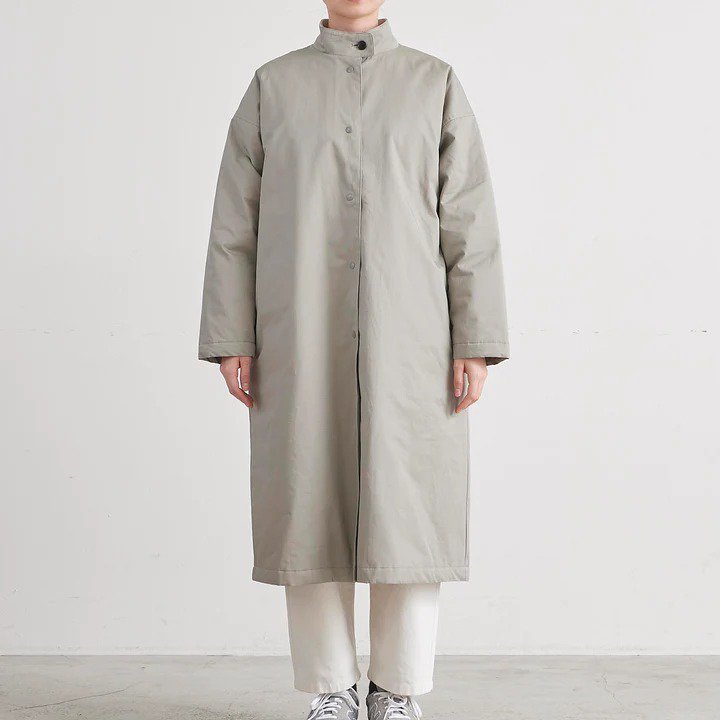 HEAVENLY (ヘブンリー) | PADDING STAND COLLAR COAT (gray) | 送料