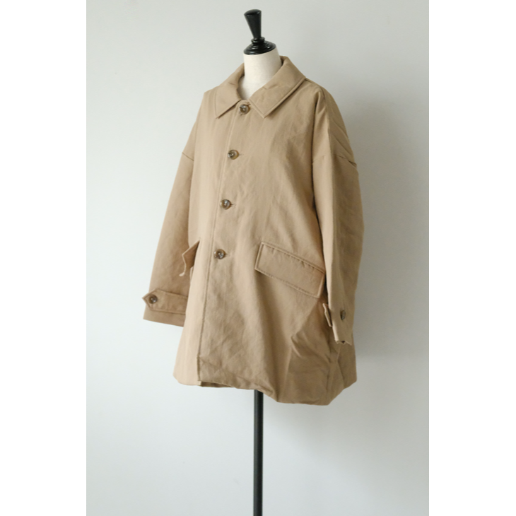 miffew (ミフュー) | BAL COLLAR OVER DOWN COAT (beige) size M