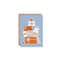 ARIANA MARTIN | クリスマスカード Pie of Presents | グリーティングカード ハンドプリントカード ステーショナリー 手紙 ギフト クリスマスの商品画像
