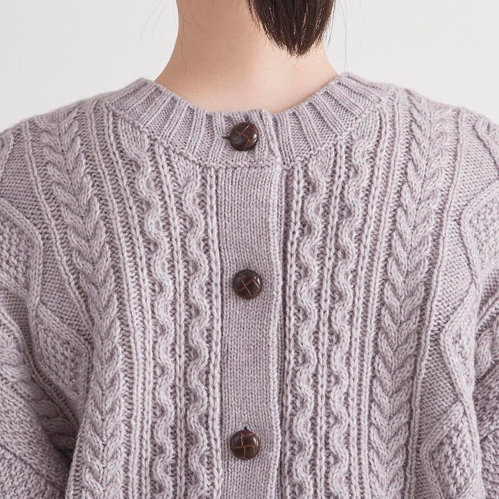 HEAVENLY (ヘブンリー) | KNIT ALAN 2WAY CARDIGAN (gray) | 送料無料