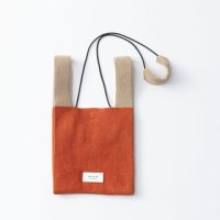 TRICOTE | VELOUR 2WAY BAG (orange) | バッグ ショルダーバッグ ハンドバッグ トリコテ シンプル 20代 30代 40代の商品画像
