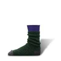 decka x BRU NA BOINNE | Alpaca Boucle Socks (green) |  靴下 ソックス デカ あたたかい アルパカ 防寒の商品画像