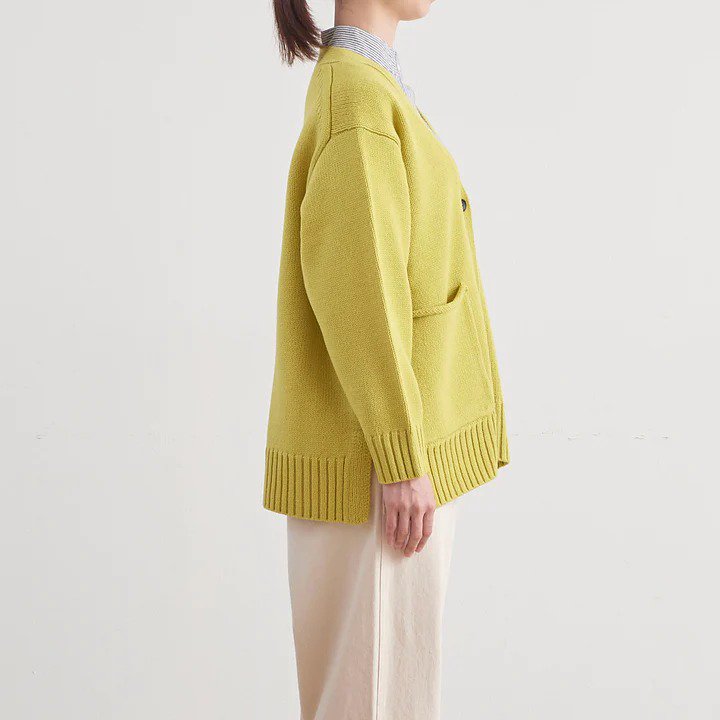 HEAVENLY (ヘブンリー) | MERINO WOOL MIX KNIT VNECK CARDIGAN