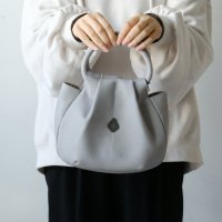 CLEDRAN (クレドラン) | MELO ROUND HANDLE TOTE (light gray) | 送料無料 トートバッグ  鞄の商品画像
