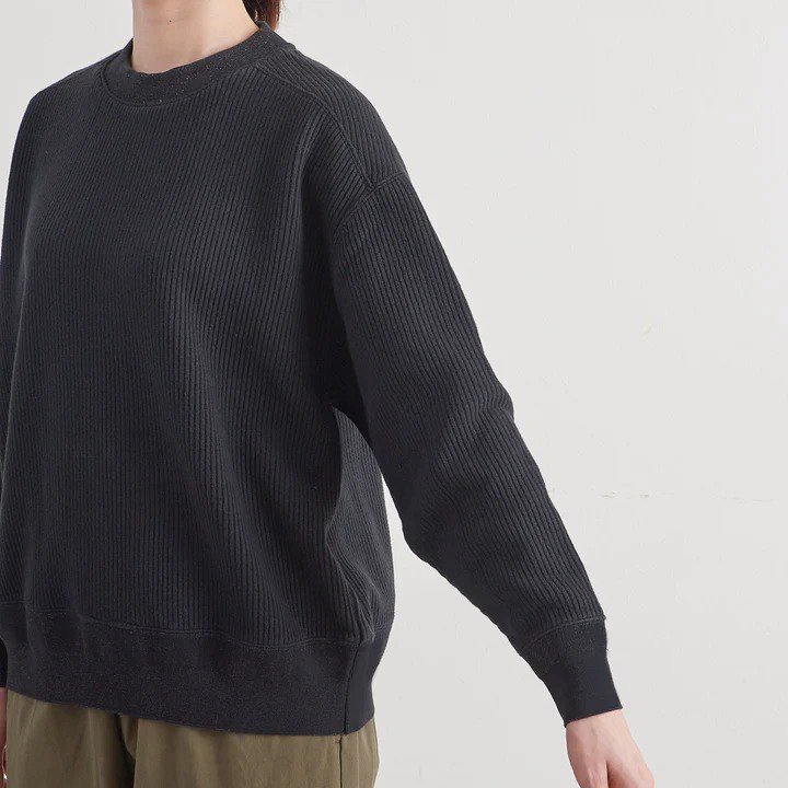 HEAVENLY (ヘブンリー) | RUGGED RIB PULLOVER (black) | 送料無料 トップス プルオーバー