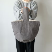 POUTO (ポウト) | CANVAS BUCKET BAG MEDIUM (gray) | トートバッグ 鞄 お洒落の商品画像