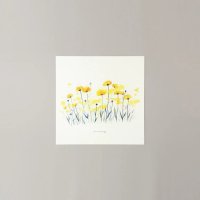 a good view | コレオプシス (yellow) | 20x20cm 北欧  アートポスター の商品画像