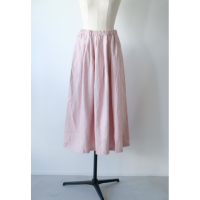HEAVENLY (إ֥꡼) | 9x9 Heavy Linen Tuck Skirt (light pink) | ̵ ܥȥॹ Ȥξʲ