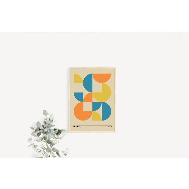 Nordd Studio | Bauhaus abstract | 30x40cm アートプリント/アートポスター 北欧 デンマーク バウハウス