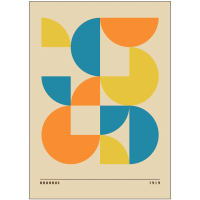 Nordd Studio | Bauhaus abstract | 30x40cm ȥץ/ȥݥ ̲ ǥޡ Хϥξʲ