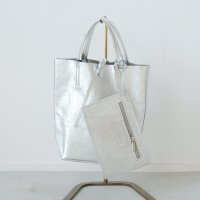 MARLON FIRENZE (ޡեĥ) | 2way Mini Tote Bag With Pouch (silver) | ȡȥХå Хå 2way ޯξʲ