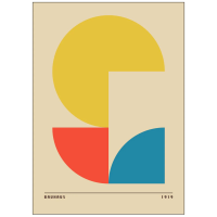 Nordd Studio | The colors of Bauhaus | 50x70cm ȥץ/ȥݥ ̲ ǥޡ Хϥξʲ