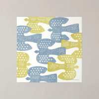 a good view | FOLK BIRDS (light blue) | 30x30cm ̲  ȥݥ ξʲ