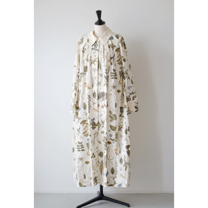 ASEEDONCLOUD | Tea garden gown / flower print (off white) | ワンピース お洒落