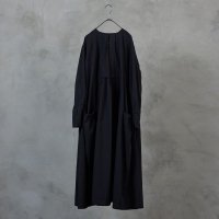 the last flower of the afternoon | ɹ / Layered tuck dress (black) | ԡ ޯξʲ