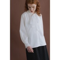 WHYTO. (ۥ磻) | combination bou tie blouse (off white) | ȥåץ ץ ޯξʲ