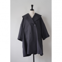 MANON (ޥΥ) | SHAWL COLLAR DOUBLE COAT (charcoal) |  㥱å  ޯξʲ