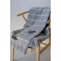 TWEEDMILL | Chequered Grey Throw |  (150x183cm)  ĥɥߥ ֥󥱥åȤξʲ