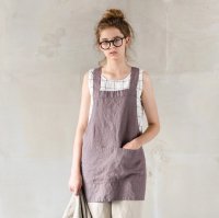 ڼȯ/Ǽ2not PERFECT LINEN | SHORT SQUARE CROSS LINEN APRON | ץ ̲ ȥ˥ ͥξʲ