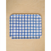 FINE LITTLE DAY | RUTIG TRAY, WHITE/BLUE (TR-RUT4333-BW) 43x33cm | ѥȥ쥤 ̲ ǥ եȥǥξʲ