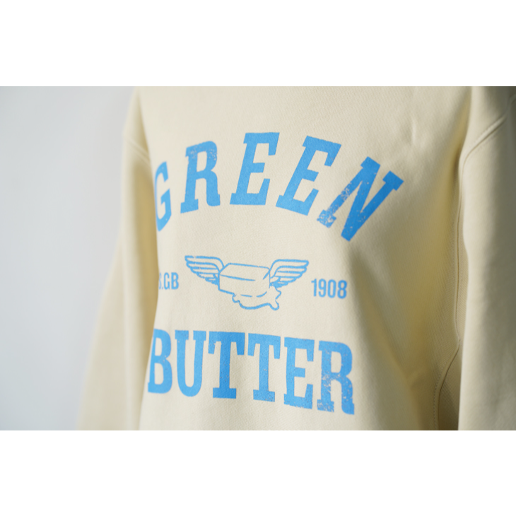 GREEN BUTTER (グリーン バター) | Butter Wing Sweatshirt (beige