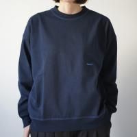 GYMPHLEX | HWJ CREW NECK L/S T-SHIRT (navy/greige) size XS | եå 롼ͥå󥰥꡼T Ĺµξʲ