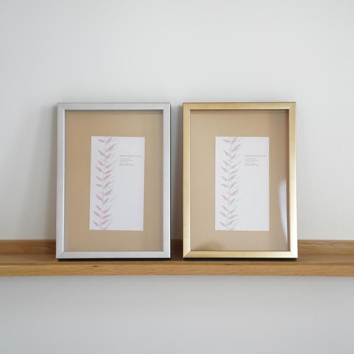 A4】A.P.J. | クリアボックスフレーム A4サイズ (シャンパンゴールド