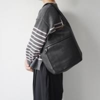 CLEDRAN (ɥ) | HALLE WIDE HANDLE TALL BAG (black) | Хå ξʲ