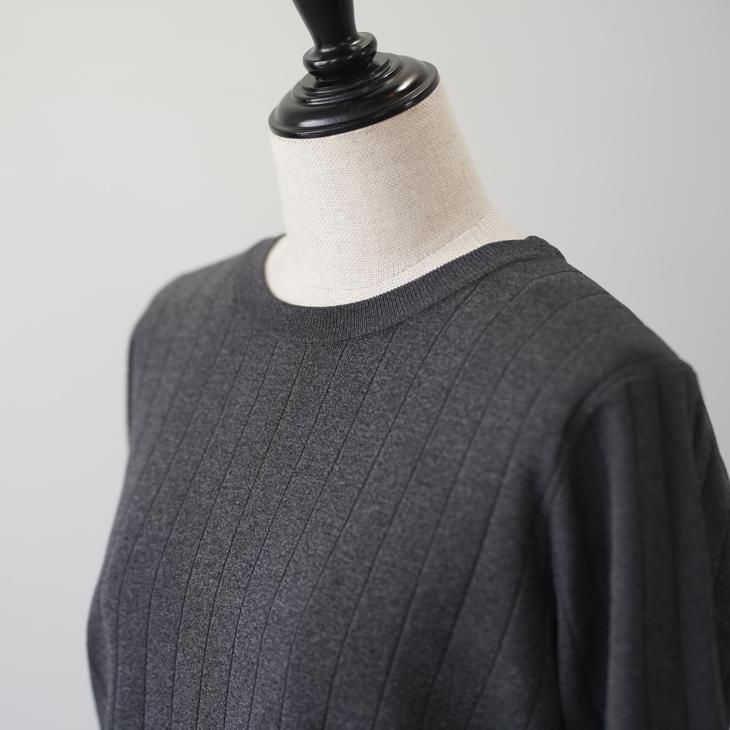 lelill レリル ハイテクギマワイドリブノースリーブ lelill レリル ハイテクギマワイドリブノースリーブ