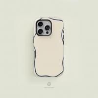 CASE-FACE | Outline Trimmed Navy & Cream MagSafe iPhoneξʲ