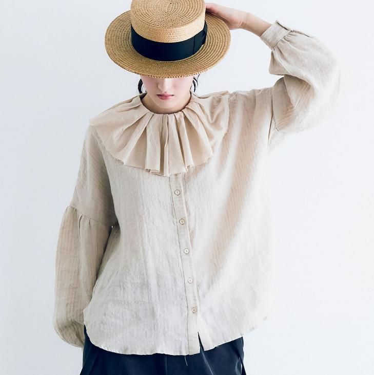 andmary Dahlia tunic set up ベージュ② セット/コーデのフリマ