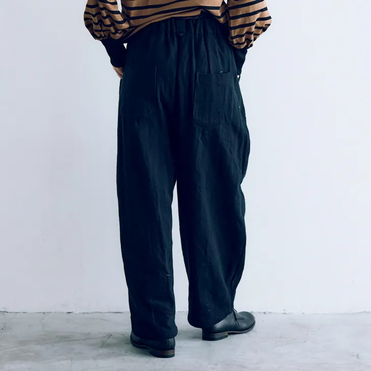 MAGALI | オーガニックコットン・マリンパンツ (ブラック