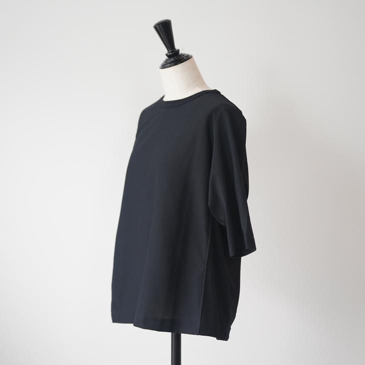 lelill レリル【日本製】THE ハイテク BASICフレンチミドルT lelill レリル【日本製】THE ハイテク BASICフレンチミドルT