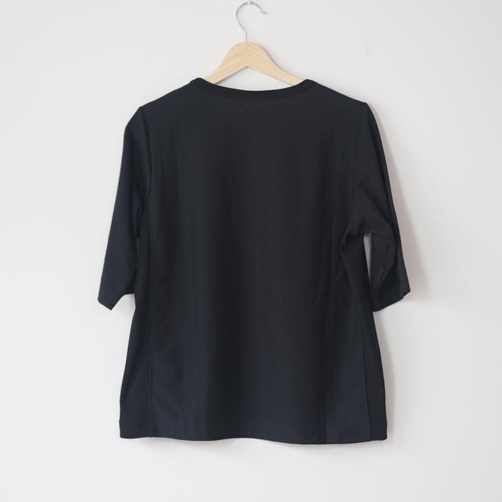 lelill レリル【日本製】THE ハイテク BASICフレンチミドルT lelill レリル【日本製】THE ハイテク BASICフレンチミドルT