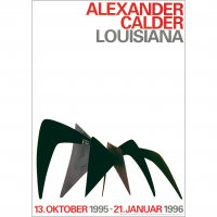 LOUISIANA | ALEXANDER CALDER - ANNIVERSARY POSTER - ANTEATER (1963) | A2 ȥݥ ̲ ǥޡ 륤Ѵۤξʲ