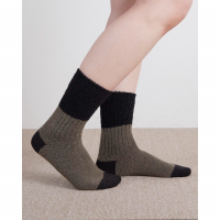 Homie (ۥߡ) | SWITCHING COLOR SOCKS (dark brown) | å ֥饦  å󥰥顼åξʲ