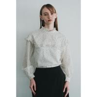 WHYTO. (ۥ磻) | dot frill collar blouse (off white) size 38 | ɥåȥե륫顼֥饦ξʲ