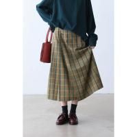 KELEN () | PLEATS DESIGN WRAP SKIRT 