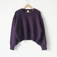 ORCIVAL | MON ROUND NECK PULLOVER (top purple) size 1 | Х 饦ɥͥå ץ륪С ξʲ