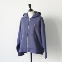 GYMPHLEX | DDN ZIP HOODED JACKET (blue grey/top grey) size M | եå å աǥå 㥱å ѡξʲ