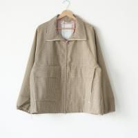 amne () | NON MULESED CHECK covered blouson (ivory) | size 1 Сɥ֥륾 㥱åȤξʲ