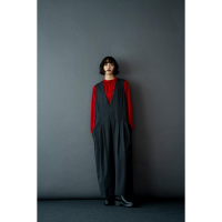 MANON (ޥΥ) | TWO TUCK WIDE SALOPETTE (charcoal) one size | 2å磻ɥڥå 㥳ξʲ