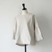 sasanqua by trees (󥫥Хĥ꡼) | Tweedy cotton gather sleeve pullover (ecru) | 㥶꡼֥ץ륪Сξʲ