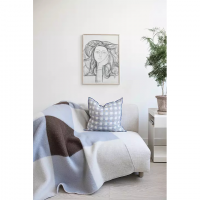 BRITA SWEDEN | POP (brown/blue) | 륹 | 130x200cm ̲ ० ֥󥱥å ֥ååξʲ
