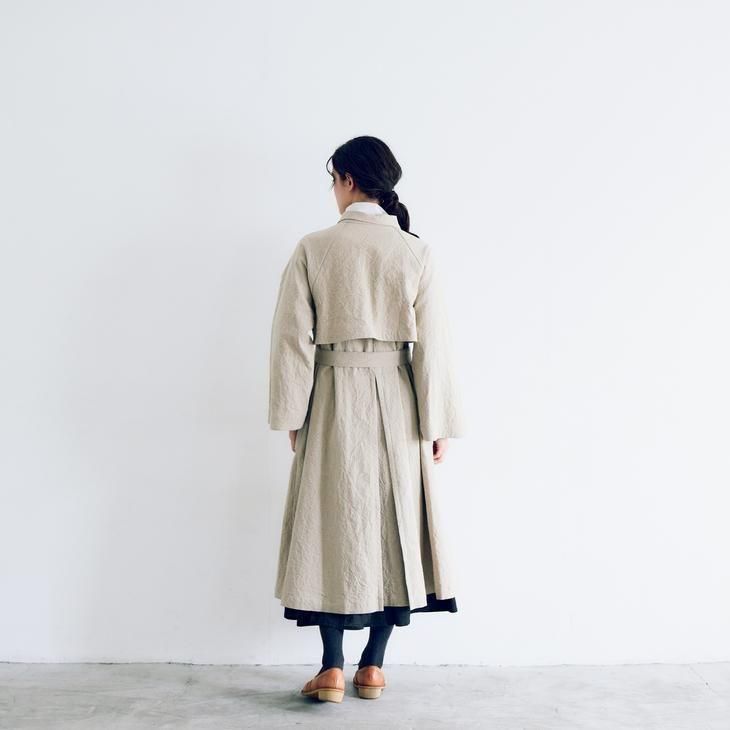 MAGALI　トレンチコート　ロングコート MAGALI｜コットンリネン アンティークキャンバス トレンチコート