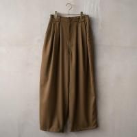 MANON (ޥΥ) | WOOL MIX THREE TUCK WIDE PANTS (brown) one size | ߥå3å磻ɥѥ ֥饦ξʲ