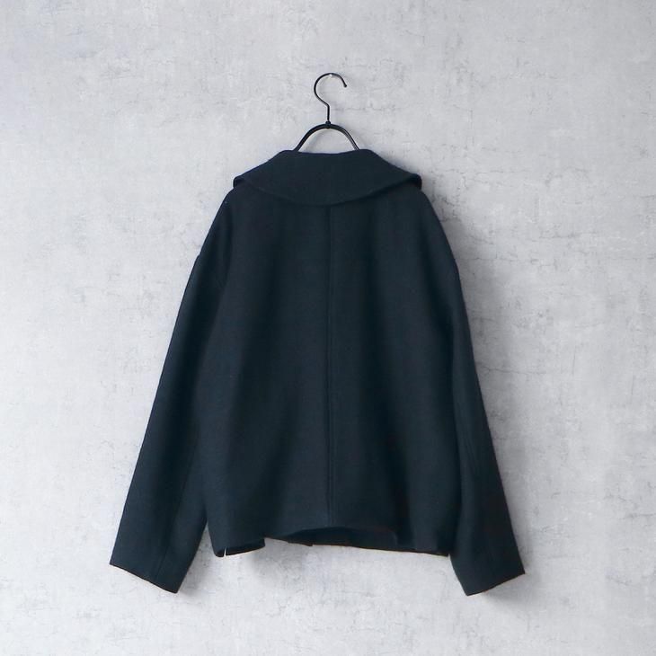 MAGALI | シェットランドウールリネン・フラットカラー